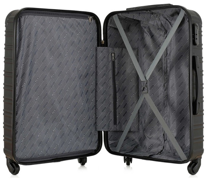 Валіза Semi Line 24" (M) Black (T5953-2)