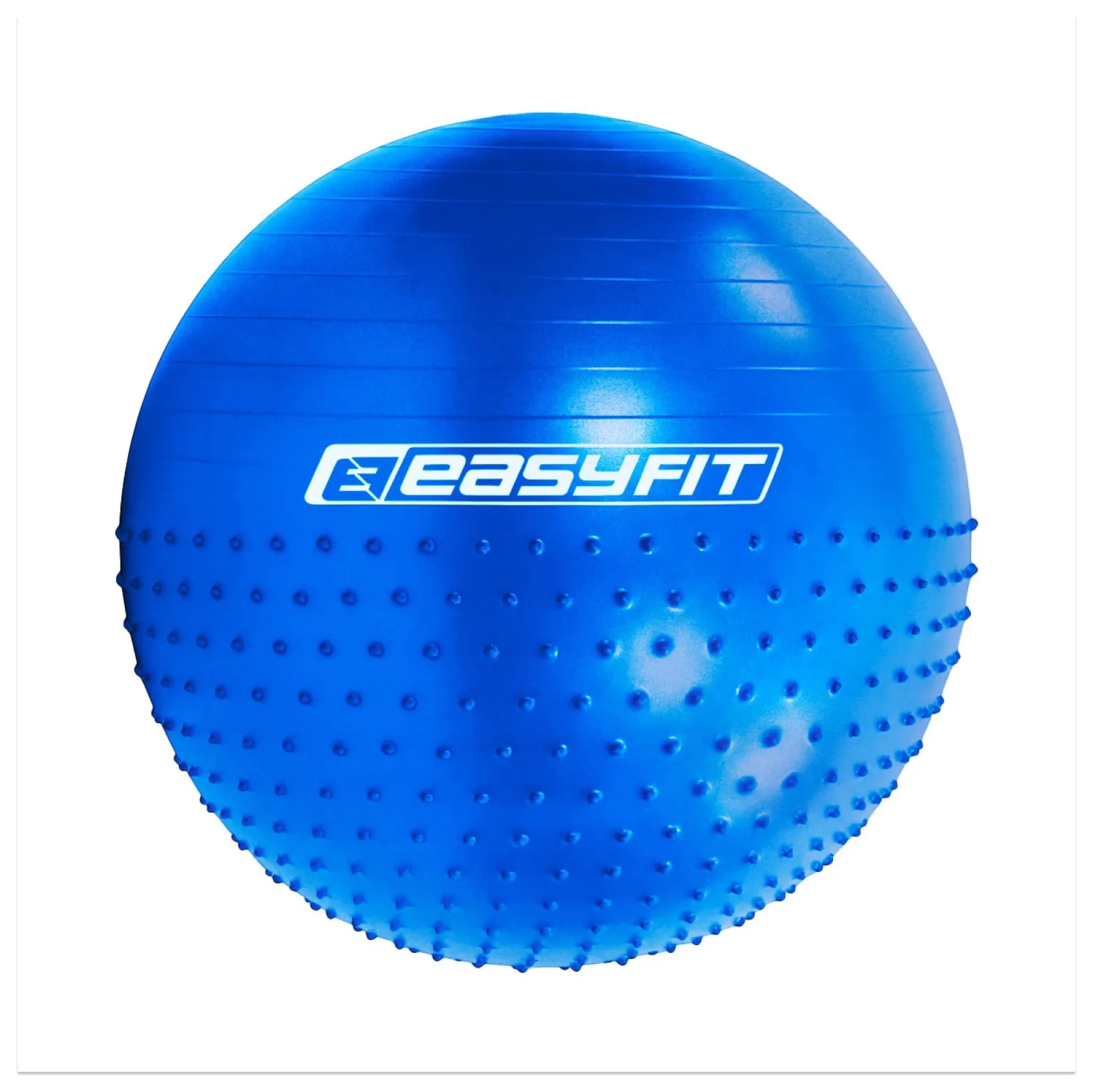 Фітбол 85 см EasyFit Hybrid синій (фітбол напівмасажний) (EFIT_EF-3013-BL)