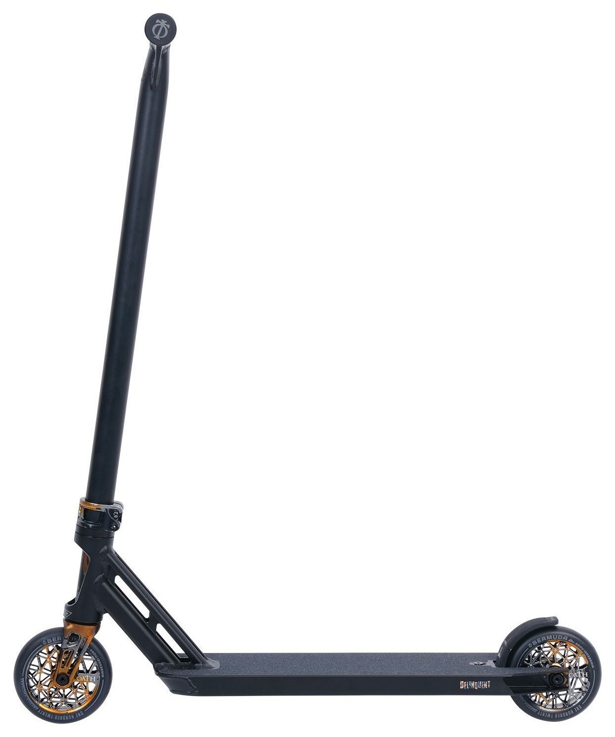 Трюковый самокат Triad Delinquent Black Gold Grey Goblin