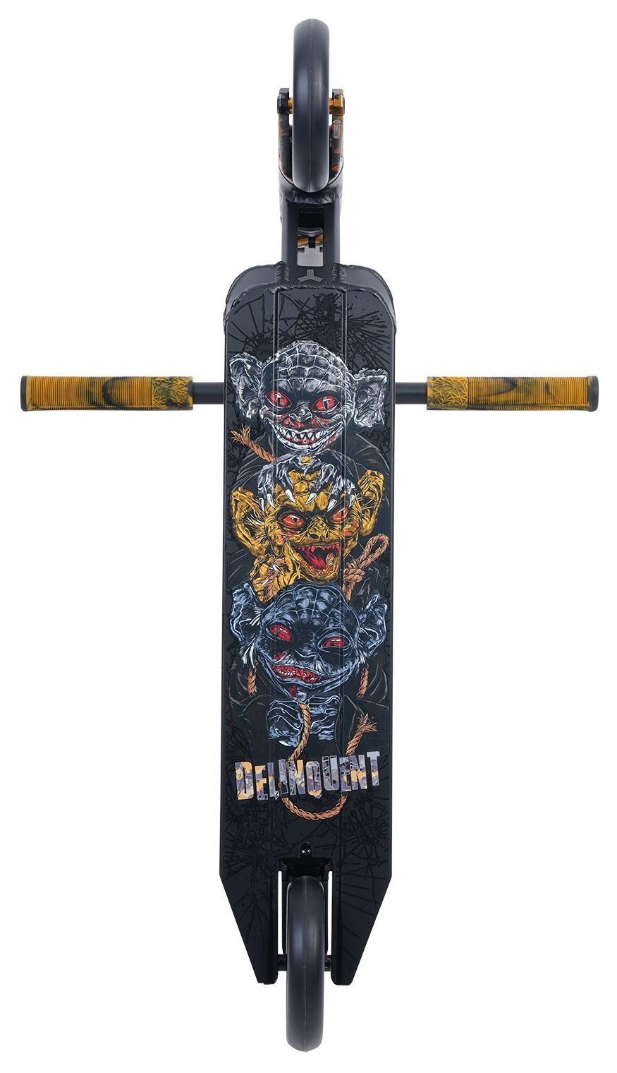 Трюковый самокат Triad Delinquent Black Gold Grey Goblin