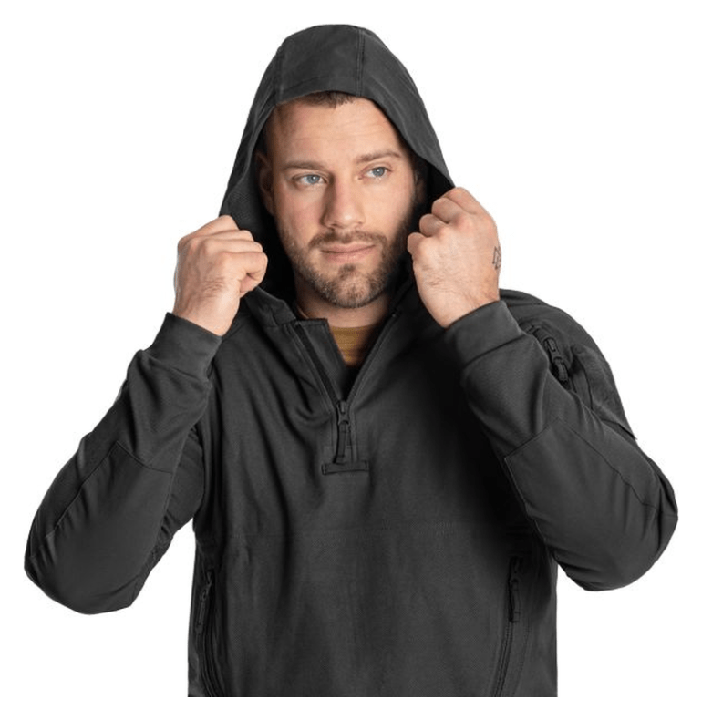 Кофта тактична Helikon-Tex RANGE HOODIE - TopCool, чорний, розмір XL