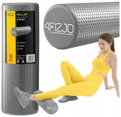 Массажный ролик 4FIZJO CARE+ EVA 45 x 15 см (валик, роллер) Grey (P-5907739314383)