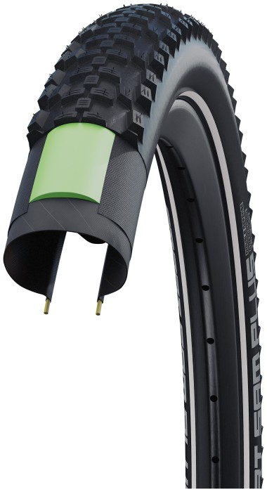 Покришка 29x2.25 (57-622) Schwalbe SMART SAM PLUS Perf, DD, GreenGuard HS624 ADDIX 67EPI 35B