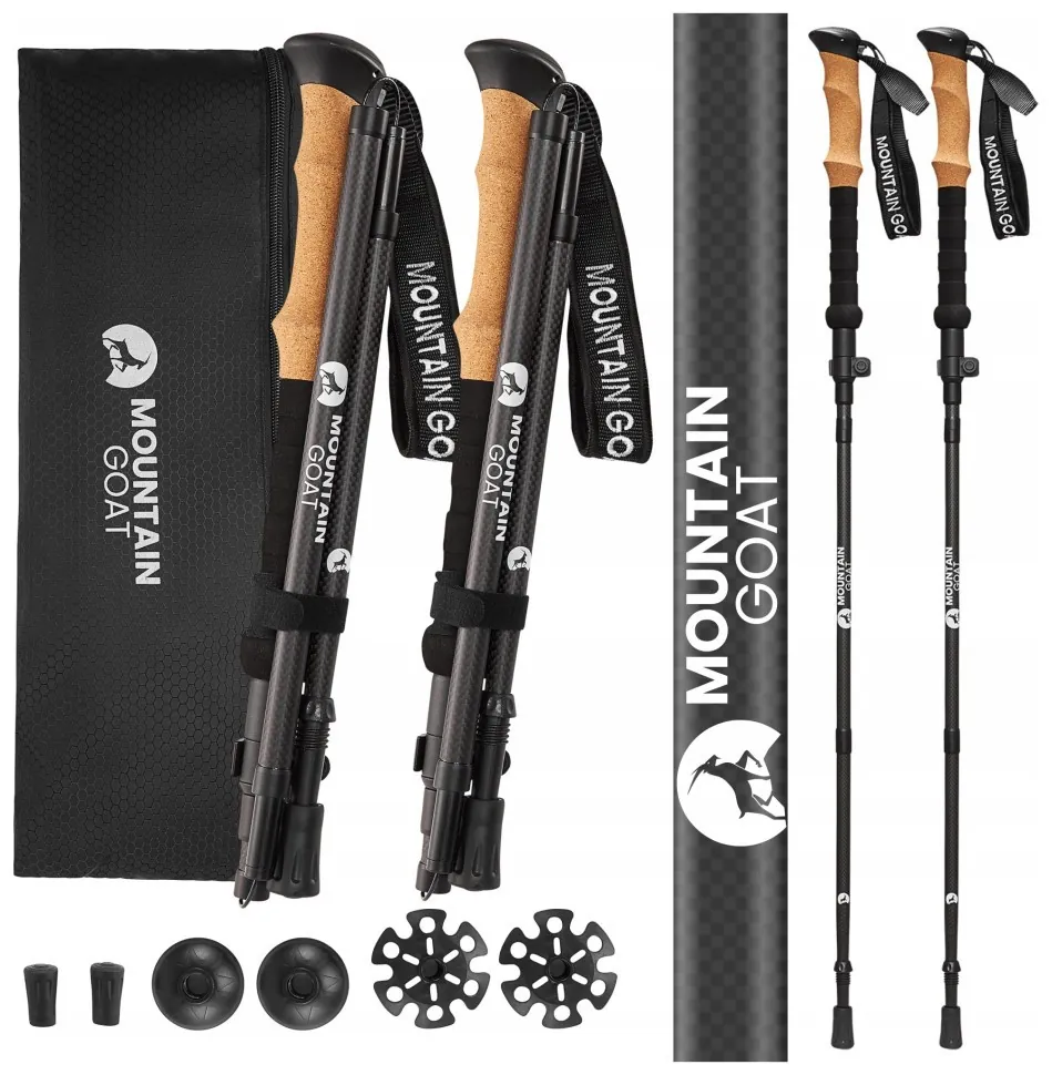Трекінгові палиці Mountain Goat Active 38-130 см Black (P-5905973404679) (LFP-5905973404679)