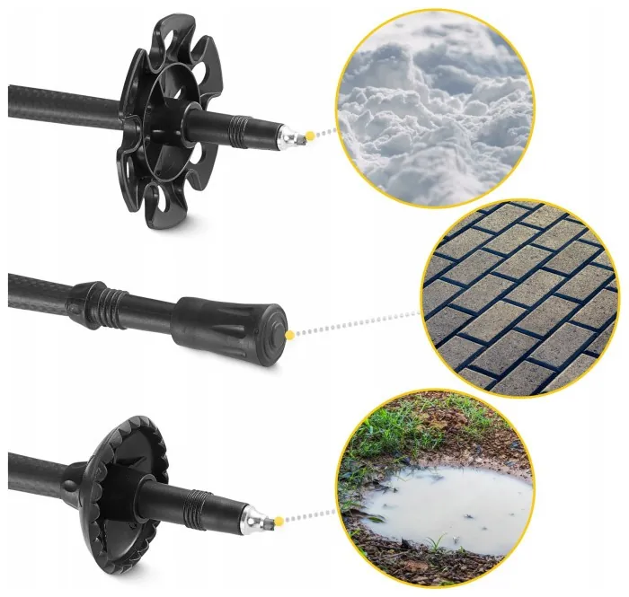 Трекинговые палки Mountain Goat Active 38-130 см Black (P-5905973404679)