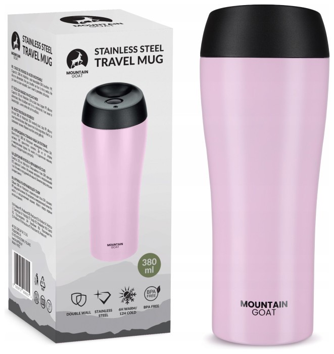 Термокухоль Mountain Goat Travel 0.38 л Pink (P-5905973406925)