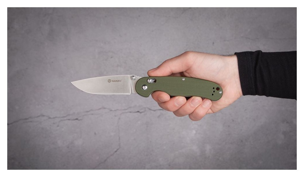 Нож складной Ganzo G727M зеленый