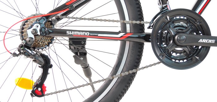 Велосипед Ardis MTB 26 AL "M15", Чорно-червоний