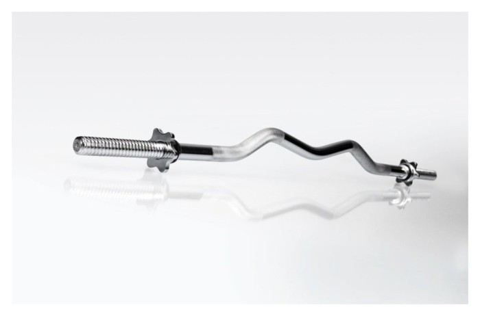 Гриф для штанг W-образный, хромированный 1.2 м, 25 мм.