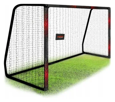 Ворота футбольні Neo‑Sport Dots NS‑473 300 х 200 х 120 см, чорно-червоні