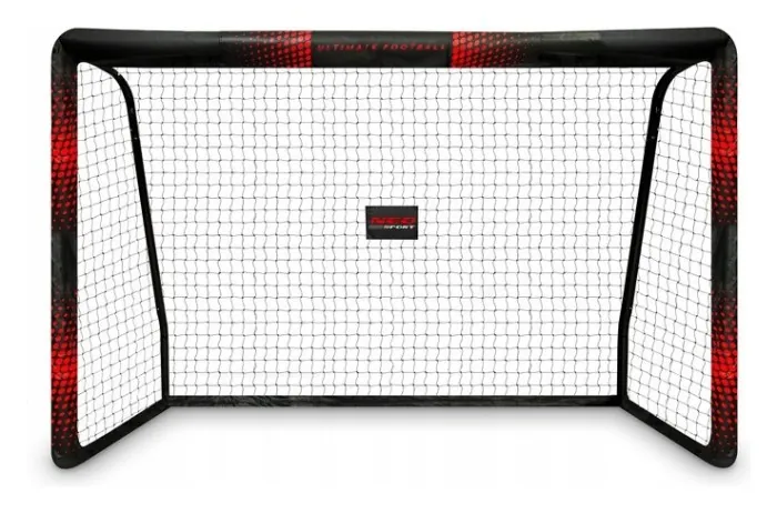 Ворота футбольні Neo‑Sport Dots NS‑473 300 х 200 х 120 см, чорно-червоні