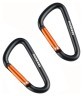 Munkees 3205 карабин D 5 mm x 50 mm (пара) black
