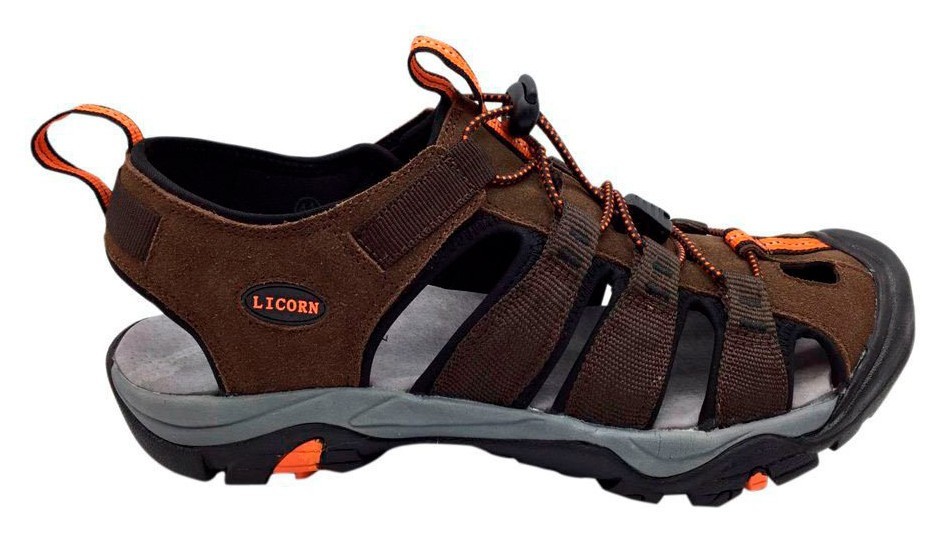 Cандалії чоловічі Licorn FULLBACK M 40.0 EU Brown (LSS21M1Q), укр, укр