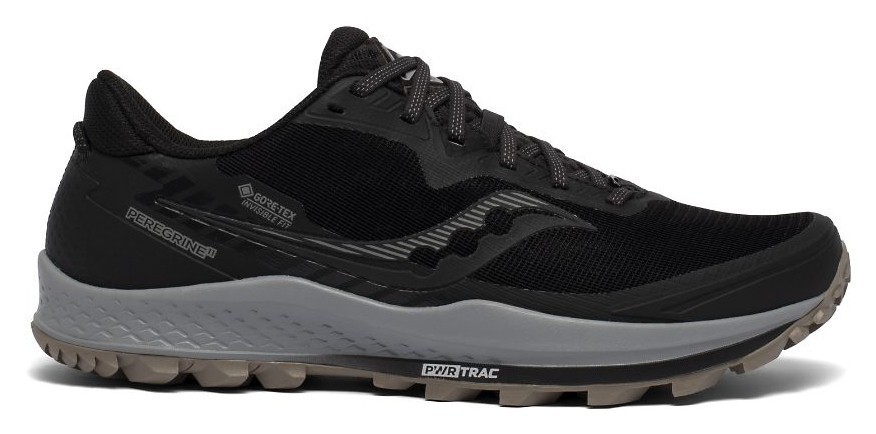 Мужские кроссовки для бега Saucony PEREGRINE 11 GTX M 44 (10.0US) Black/gravel (20643-45s)