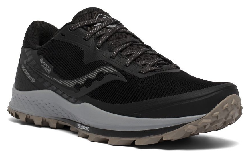 Кросівки чоловічі для бігу Saucony PEREGRINE 11 GTX M 44 (10.0US) Black/gravel (20643-45s)