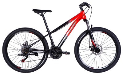 Велосипед ST 26" SPACE MARS DD FR рама-13" красно-черный 2026