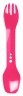 Ложка-вилка Lifeventure Ellipse Spork pink, укр Фото - 1