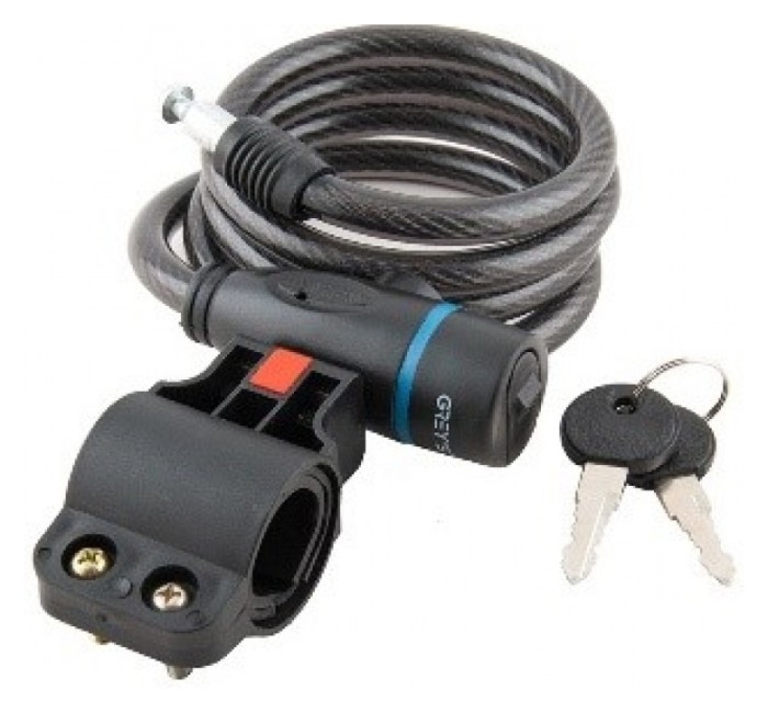 Замок спіраль з кріплення. Грея 10*1200мм, укр, укр