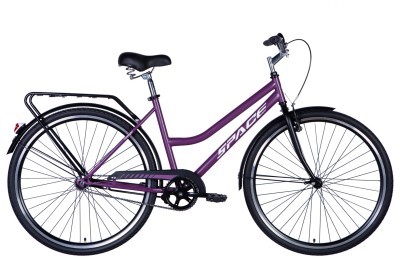 Велосипед ST 28" SPACE VOYAGER BH рама-19" сливовый (матовый) 2024 крылья, крыло пер., крыло зад., подножка, звонок