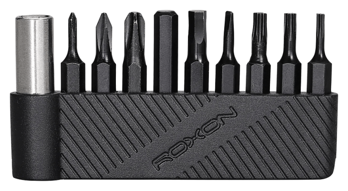 Набір змінних біт (насадок) Roxon 9 шт, укр, укр