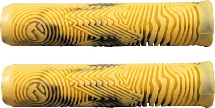 Грипсы для самоката North Industry Pro 160mm - Black/Canary Yellow Swirl - Black/Canary Yellow Swirl