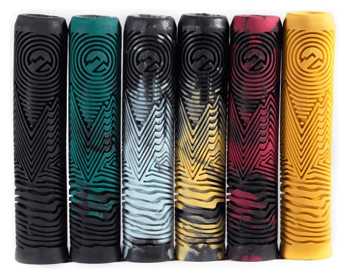 Грипсы для самоката North Industry Pro 160mm - Black/Canary Yellow Swirl - Black/Canary Yellow Swirl