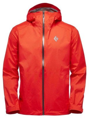 Мембранная мужская куртка Black Diamond Stormline Stretch Rain Shell, S - Hyper Red