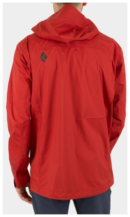 Мембранная мужская куртка Black Diamond Stormline Stretch Rain Shell, S - Hyper Red