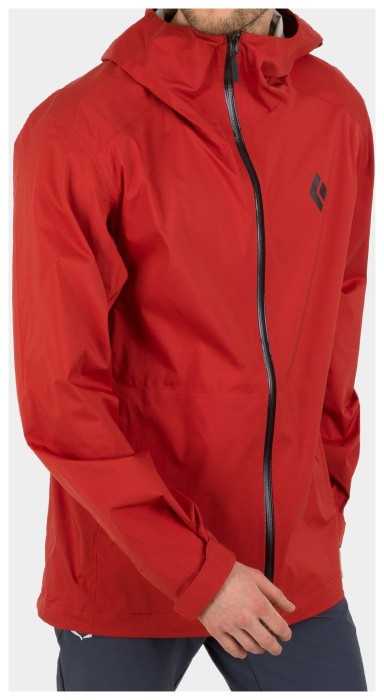 Мембранная мужская куртка Black Diamond Stormline Stretch Rain Shell, S - Hyper Red