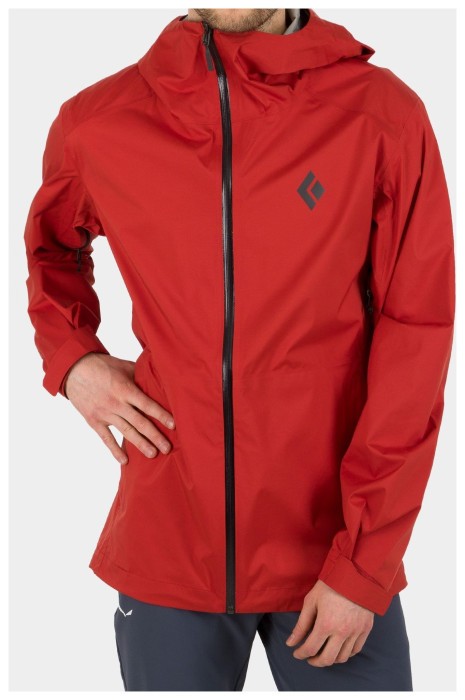Мембранна чоловіча куртка Black Diamond Stormline Stretch Rain Shell, S - Hyper Red