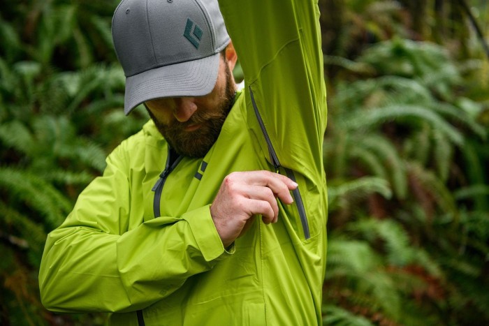 Мембранна чоловіча куртка Black Diamond Stormline Stretch Rain Shell, S - Hyper Red