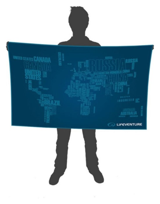 Полотенце Lifeventure Soft Fibre Printed Words Giant