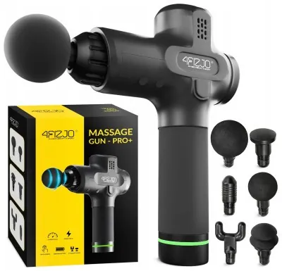 Ручний перкусійний масажер 4FIZJO Massage Gun PRO+ 250 Вт масажний пістолет (P-5907739311139)