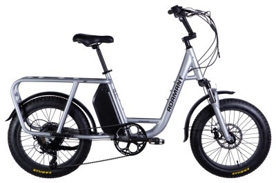 Велосипед з електроприводом 20" AL Dorozhnik eADAMANT DD FR рама-18,5" 48B 17.5А*г 500Вт срiблястий 2025