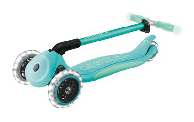 Самокат GLOBBER серії ELITE м'ятний, світиться в темряві, колеса з підсвіткою, до 50кг, 3+