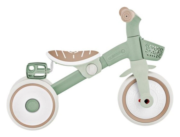 Велосипед детский GLOBBER серии LEARNING TRIKE 2в1 PLUS, фисташковый, до 20кг, 3 колеса