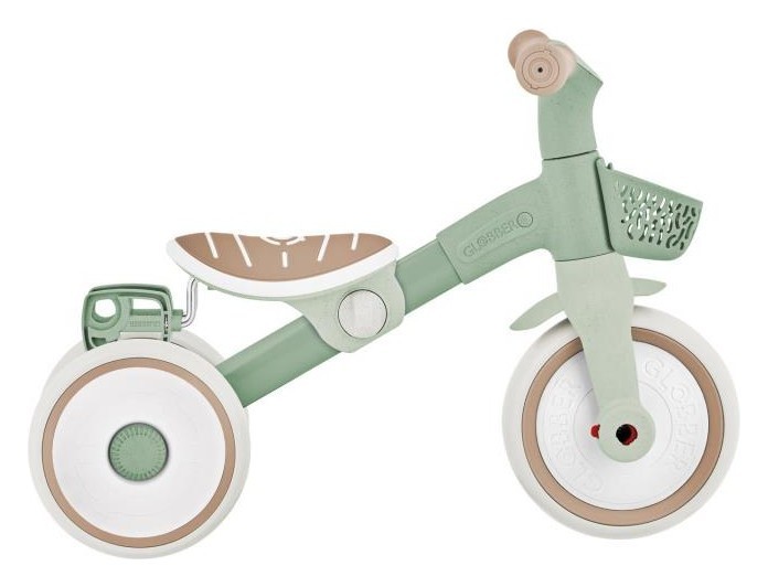 Велосипед детский GLOBBER серии LEARNING TRIKE 2в1 PLUS, фисташковый, до 20кг, 3 колеса
