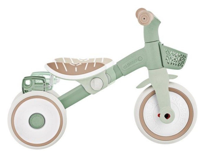 Велосипед детский GLOBBER серии LEARNING TRIKE 2в1 PLUS, фисташковый, до 20кг, 3 колеса