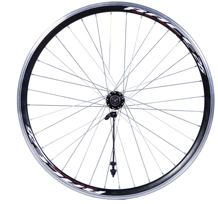 Колесо задн. VLT 26" AL 36H під V-brake WANGZHEN 201RBQ під тріскачку чорний пром. підшипник, укр, укр