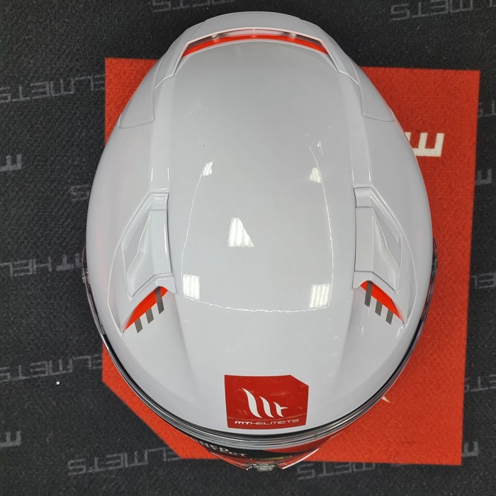Мотошолом MT Revenge 2 S Solid Gloss White XS