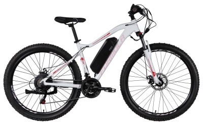 Велосипед з електроприводом 27.5" AL Formula eALPINA DD FR рама-17" 36B 12.5А*г 500Вт біло-рожевий 2026