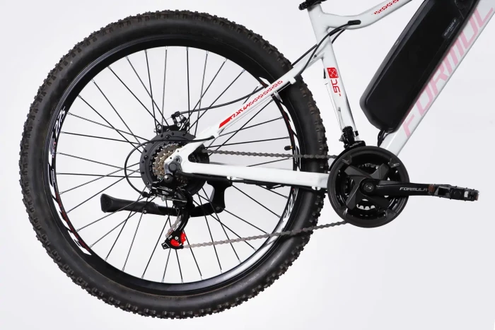 Велосипед з електроприводом 27.5" AL Formula eALPINA DD FR рама-17" 36B 12.5А*г 500Вт біло-рожевий 2026