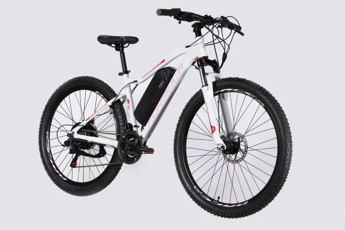 Велосипед з електроприводом 27.5" AL Formula eALPINA DD FR рама-17" 36B 12.5А*г 500Вт біло-рожевий 2026