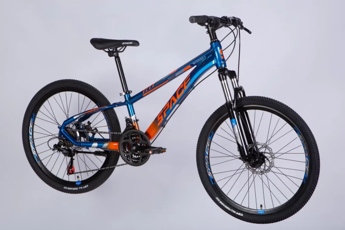 Велосипед AL 24" SPACE MERCURY DD FR рама-11" синьо-помаранчевий 2026