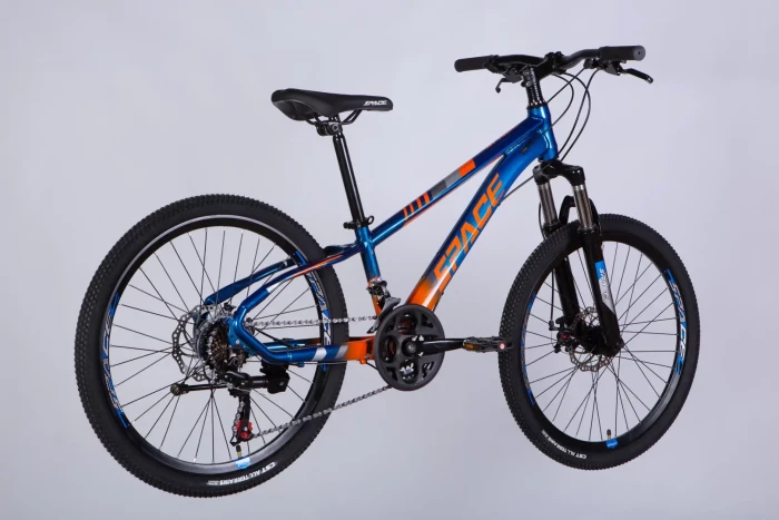 Велосипед AL 24" SPACE MERCURY DD FR рама-11" синьо-помаранчевий 2026
