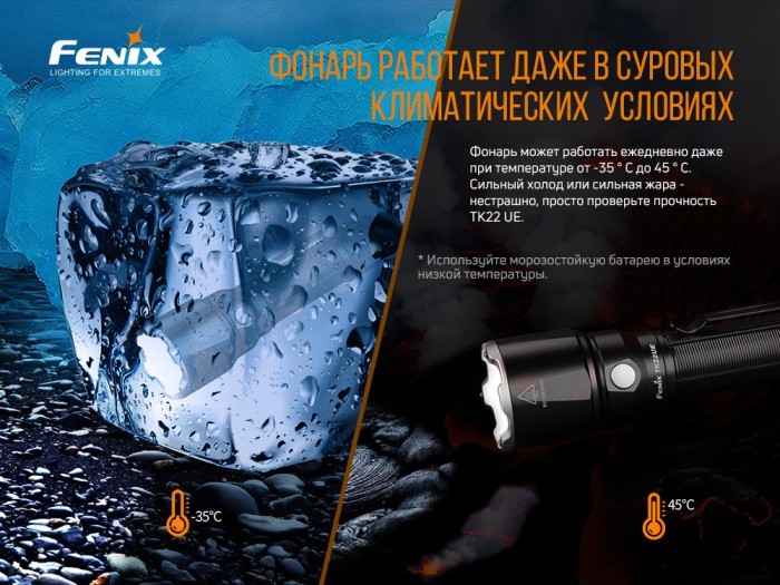 Ліхтар ручний Fenix TK22UE, укр, укр