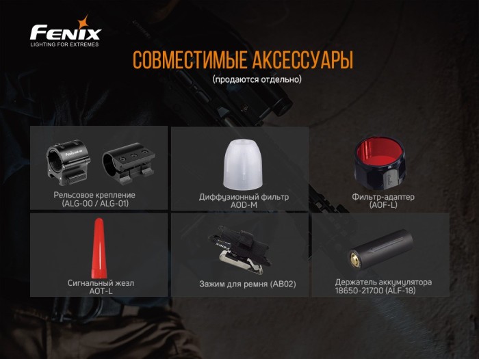 Ліхтар ручний Fenix TK22UE, укр, укр