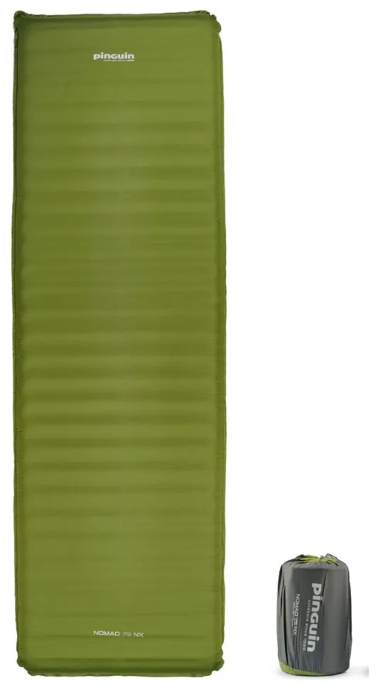 Самонадувний килимок Pinguin Nomad NX, 200x63x7.5см, Khaki (SHM_PNG 715743)