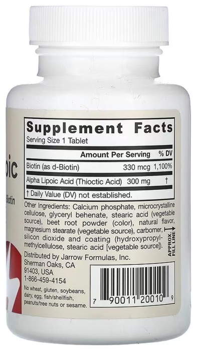Alpha Lipoic Sustain 300 mg - 60 tabs