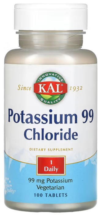 Potassium 99 Chloride - 100 tabs
